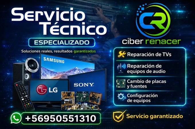 Atención para televisores y audio
